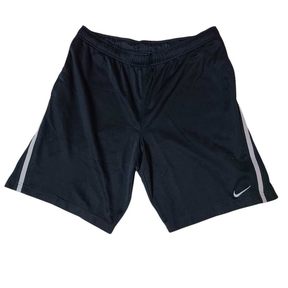 Nike Shorts Mens Medium Black Hybrid Training Pockets Athleisure Drawstring Poly